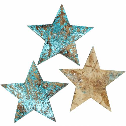 Floristik24 Coco étoile bleue 5cm 50pcs décoration de table étoiles dispersées
