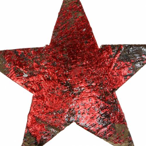 Article Étoile de noix de coco rouge 5cm 50 pièces décoration de Noël étoiles décoratives