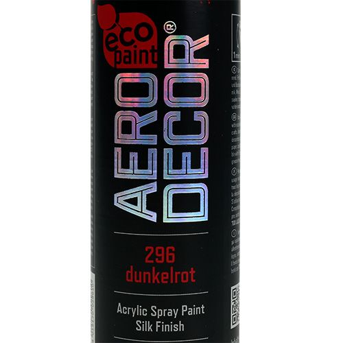 Floristik24 Spray de couleur rouge foncé mat 400ml