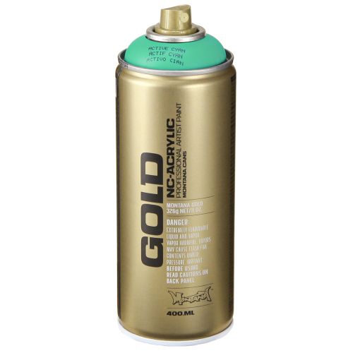 Article Spray de peinture turquoise fluo cyan 400 ml
