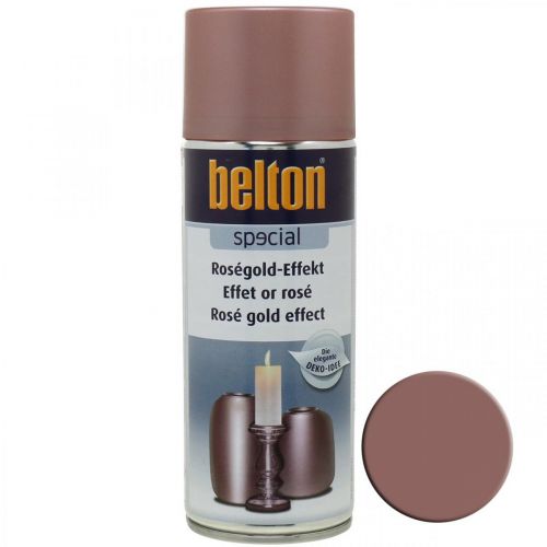 Floristik24 Peinture spéciale Belton en spray peinture spéciale effet or rose 400ml