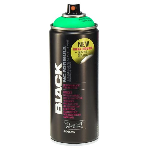 Peinture en aérosol couleur vert fluo graffiti néon 400 ml