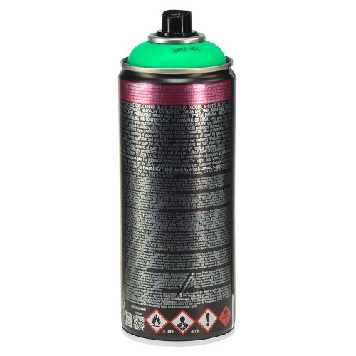 Article Peinture en aérosol couleur vert fluo graffiti néon 400 ml