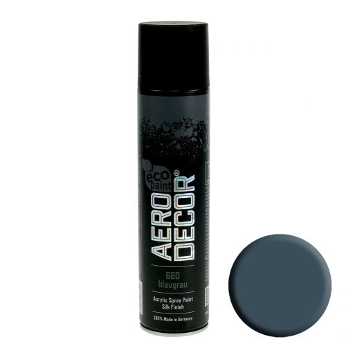 Spray Couleur Acrylique Bleu-Gris 400ml | Floristik24.be