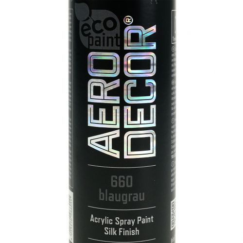 Article Spray Couleur Acrylique Bleu-Gris 400ml