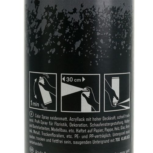Spray Couleur Acrylique Bleu-Gris 400ml | Floristik24.be