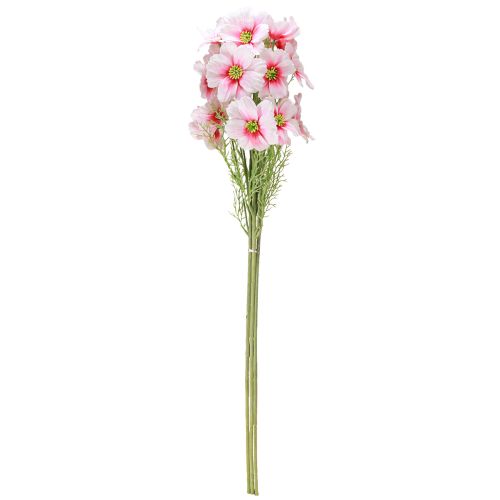Article Cosmea rose artificiel 77cm 3 pcs