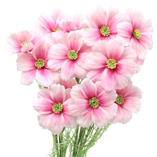 Article Cosmea rose artificiel 77cm 3pcs