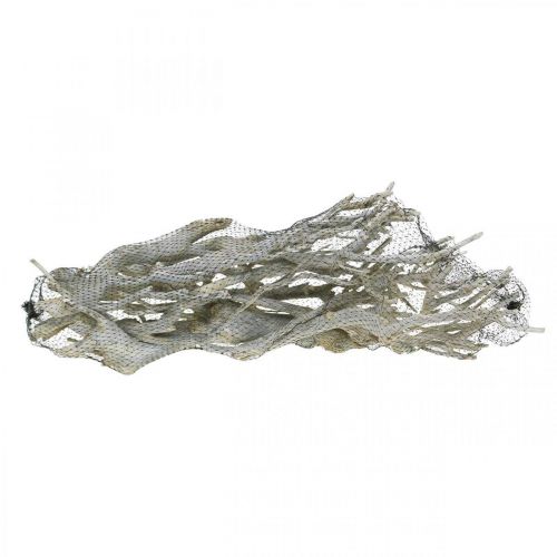 Floristik24 Branches décoratives Curry bush, décoration de Noël, Avent, décoration naturelle Doré, blanc lavé L25–30cm 500g