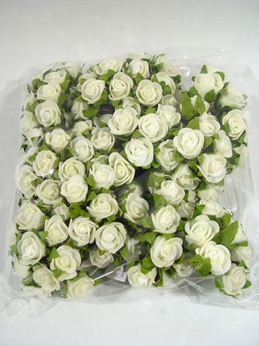 Floristik24 Mini fleurons blancs (144 pcs.)