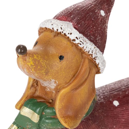 Figurine décorative de teckel