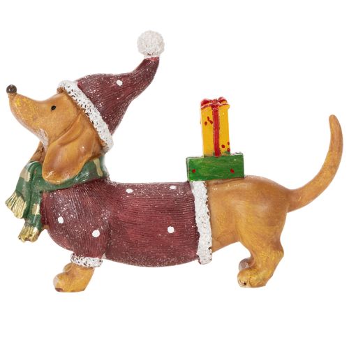 Figurine décorative de teckel