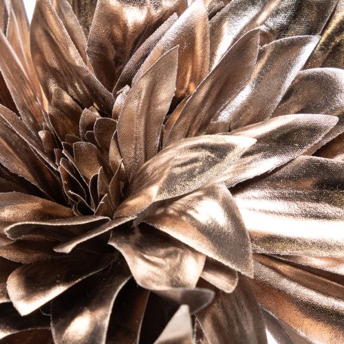 Fleur de dahlia artificielle, à longue tige et à deux fleurs, 75 cm | Floristik24.be