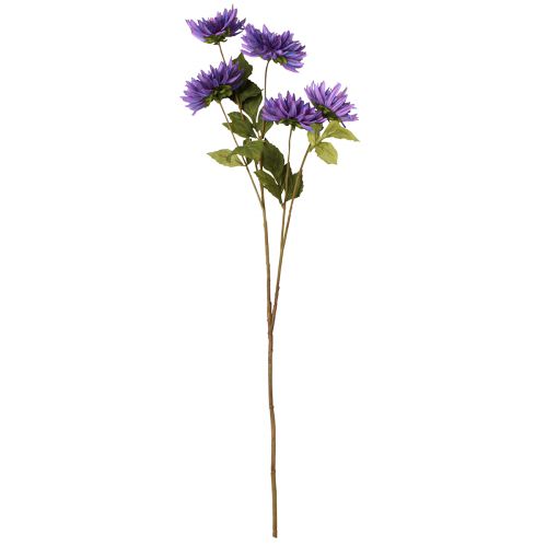 Article Dahlias artificiels en lavande avec 5 fleurs 105cm