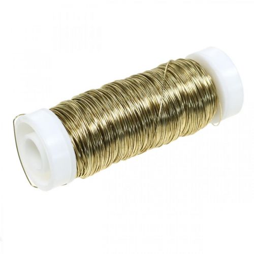 Article Fil déco émail Ø0.30mm 30g/50m or