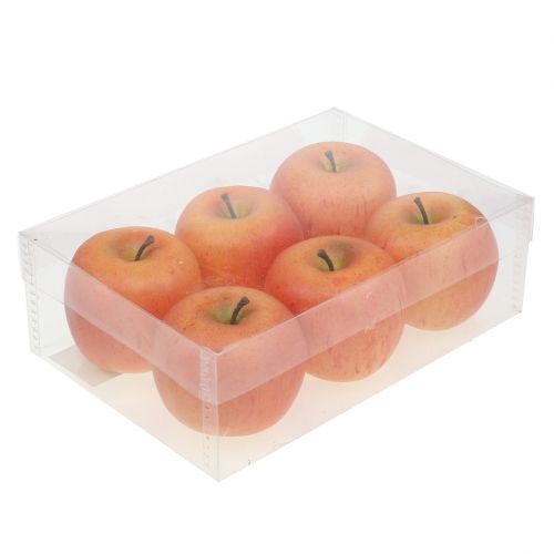 Floristik24 Pommes décoratives Cox orange 7cm 6 pcs
