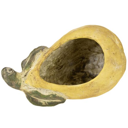 Article Jardinière décorative en béton poire décoration automne 19×12,5×15,5cm