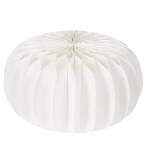 Anneaux en papier alvéolé en forme de citrouille, ronds, de grande taille (24 cm), pour fleurs séchées et décorations d'automne (lot de 4). | Floristik24.be