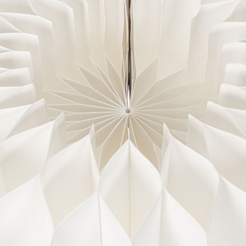 Boule décorative en papier, motif citrouille moderne, papier alvéolé, 34 cm, lot de 2 | Floristik24.be