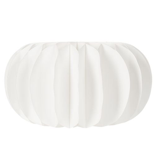 Boule décorative en papier, motif citrouille moderne, papier alvéolé, 34 cm, lot de 2 | Floristik24.be