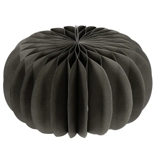 Anneau décoratif en papier nid d'abeille en forme de citrouille, 24 cm, lot de 4 | Floristik24.be