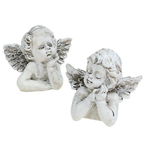 Décoration de tombe ange déco 16,5cm × 12cm H19cm-65606