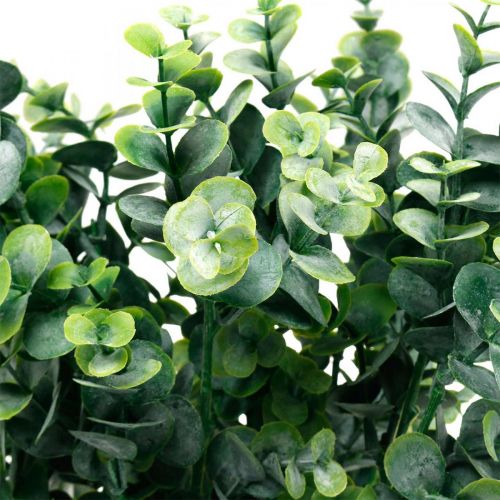 Article Branche d&#39;eucalyptus décorative Vert foncé Eucalyptus artificiel Plantes vertes artificielles 6pcs