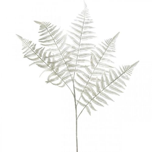 Floristik24 Déco fougère plante artificielle feuille de fougère fougère artificielle blanche L78cm
