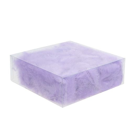Article Plumes courtes 30g violet clair