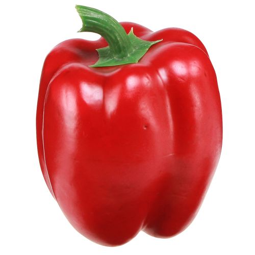 Floristik24 Sucette alimentaire décorative poivron rouge H10cm