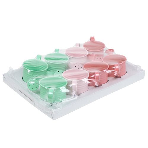 Floristik24 Arrosoirs décoratifs cul pastel. Ø7,5 cm H7,5 cm 8 pièces