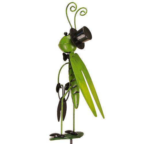 Article Décoration Sauterelle sur Bâton Décoration de Jardin Métal Assorti 77cm 2pcs