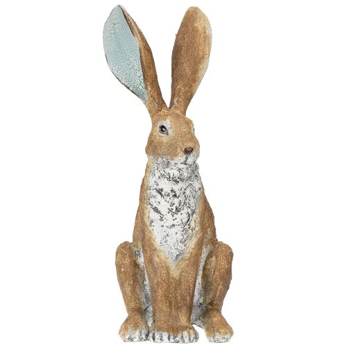 Article Figurine décorative de lapin pour la décoration printanière, 32 cm, lot de 2