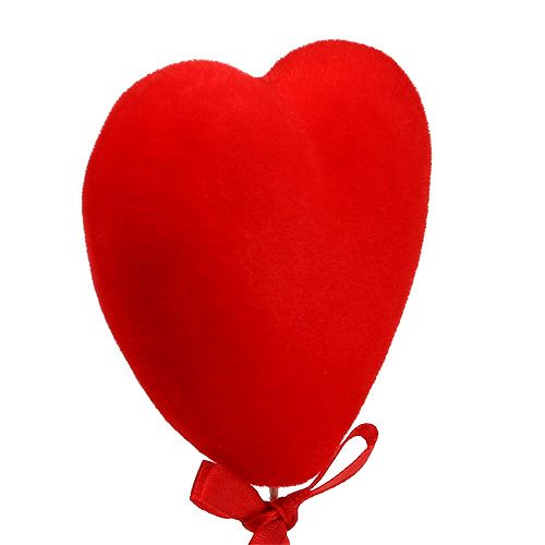 Floristik24 Déco coeur floqué 8cm 12pcs