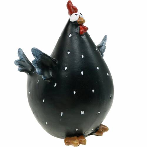 Floristik24 Poule déco, figurine printanière, décoration de Pâques, poule, déco poulet 18cm