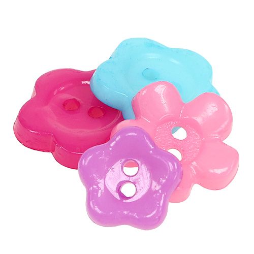 Floristik24 Boutons décoratifs multicolores Ø 1,2 - 1,5 cm 270 p.
