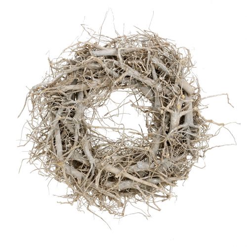 Floristik24 Couronne décorative naturel, gris Ø40cm 1 pce
