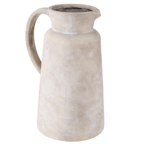 Pichet décoratif pichet décoratif en céramique beige Ø16cm H29cm