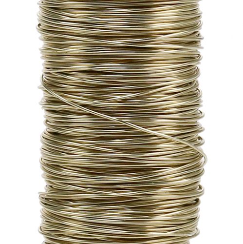 Floristik24 Fil émaillé Déco Doré Ø0.50mm 50m 100g
