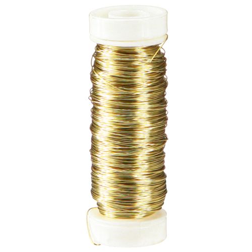 Article Fil déco émail Ø0.30mm 30g/50m or
