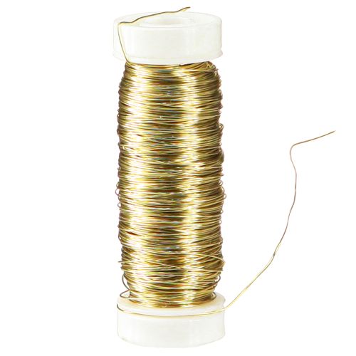 Article Fil déco émail Ø0.30mm 30g/50m or