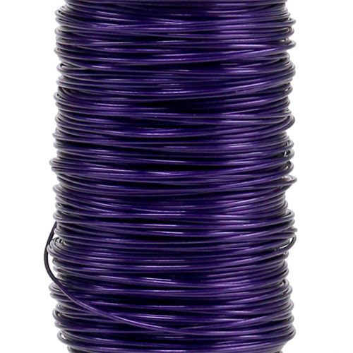 Article Fil émaillé Déco Violet Ø0.50mm 50m 100g