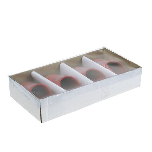 Chaussons décoratifs 13cm rouge 4pcs | Floristik24.be