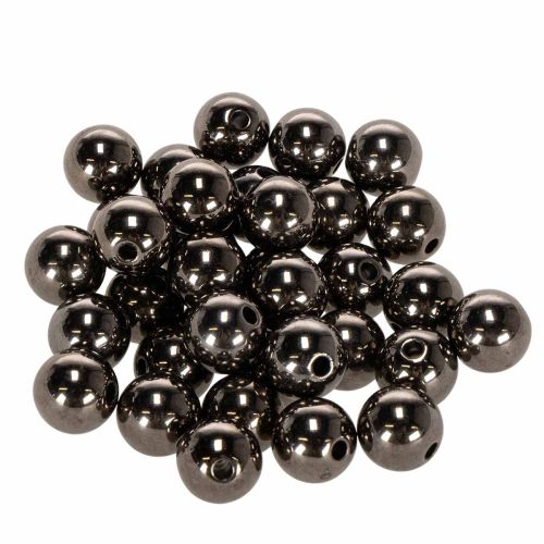 Perles décoratives anthracite métallisé 14mm 35 pcs acheter | Floristik24.be