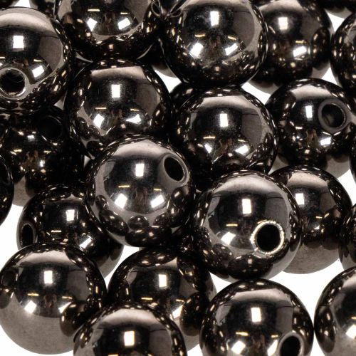 Perles décoratives anthracite métallisé 14mm 35 pcs | Floristik24.be