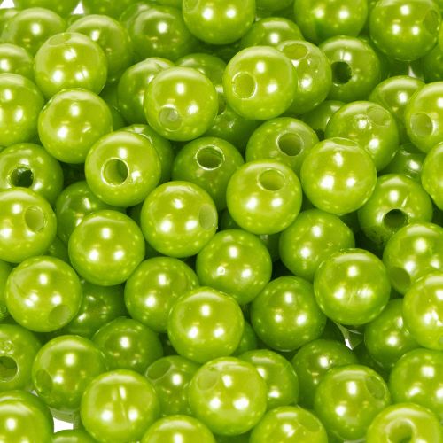 Perles déco vert pomme Ø8mm 250p | Floristik24.be