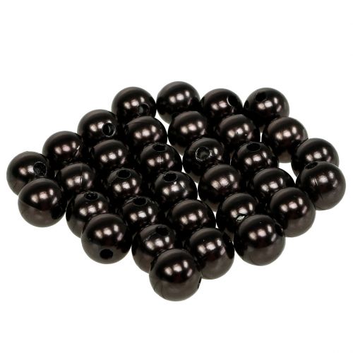 Article Perles décoratives marron Ø10mm 115 pcs