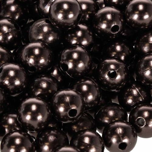 Perles décoratives marron Ø10mm 115 pcs | Floristik24.be