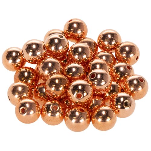 Perles décoratives cuivre métallisé 14mm 35 pcs acheter | Floristik24.be