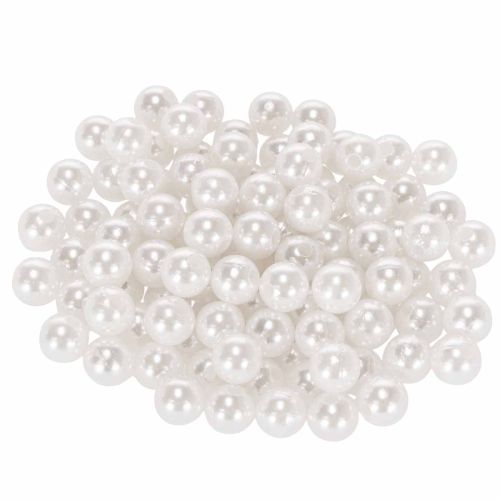 Perles décoratives blanches Ø10mm 115 pcs acheter | Floristik24.be